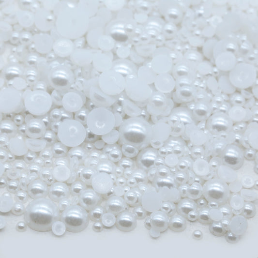 Pearl Poppers– Large White Pearls